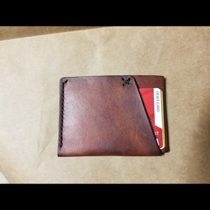Minimalist leather wallet
